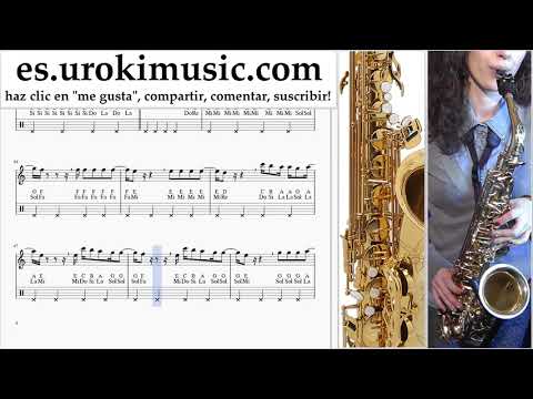 Como Tocar Saxofon (alto) Reik ft. Ozuna, Wisin - Me Niego Tablatura um-a927