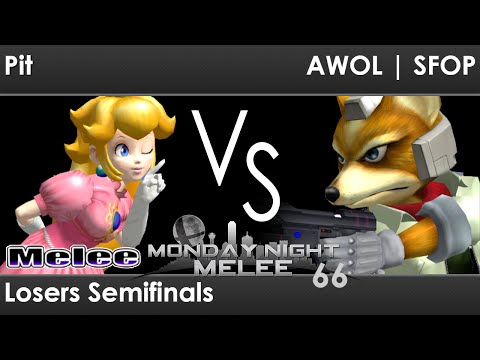 MNM 66 Melee - Pit (Peach) vs AWOL | SFOP (Fox) - Losers Semifinals