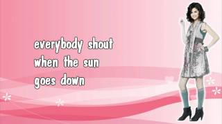 Selena Gomez &amp; The Scene - When the sun goes down (lyrics)