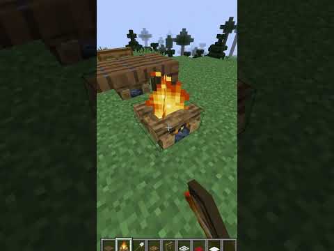 How To Build A Picnic Table In Minecraft #shorts #minecraft