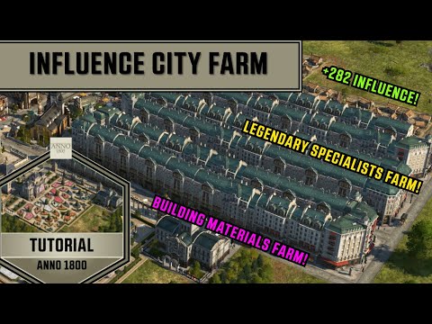Anno 1800 - Influence "City Farm" - Tutorial