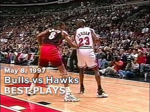 May 8, 1997 Bulls vs Hawks game 2 hlights