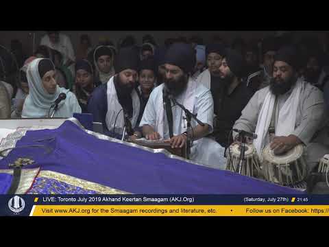 015 Toronto July 2019 Saturday Evening - Bhai Harsimran Singh Jee UK