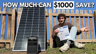 $1,000 Solar Setup vs My Electric Bill