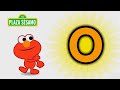 Plaza Sésamo Elmo Y La Letra O