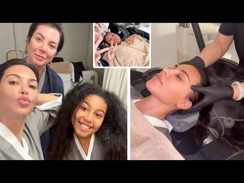 Kim Kardashian North West And Kris Jenner Have Enjoy Facial Time At Spa