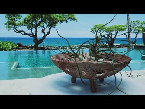 Cerâmica Suzanne Wang em Kona Village, um resort Rosewood