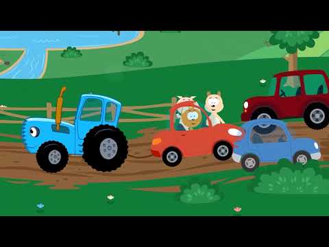 Das Kätzchen und die Zaubergarage. 10 Folgen auf einmal - Kinder Zeichentrick.