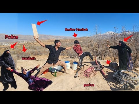 Violent clash between Vahid and Nasibeh's brother after police arrest