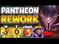 RIOT JUST REWORKED PANTHEON INTO A TANK?! (HIS ABILITIES SCALE WITH HP NOW)