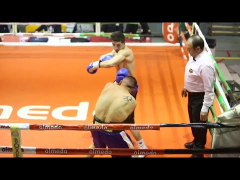 Boxe Tricolore, l'incontro fra "Lo Spartano" De Bianchi e Ergin Raca