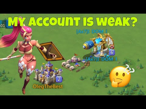 Lords Mobile - Why I am not using my own account as a rally lead. Maxed accounts are too strong