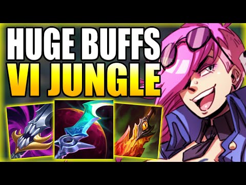 RIOT JUST GAVE VI JUNGLE SOME HUGE BUFFS WITH THE ITEMS CHANGES! - Gameplay Guide League of Legends