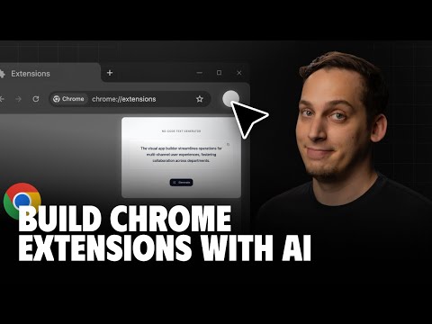 Design & Build a Chrome Extension with AI (No Code + Cursor Tutorial)