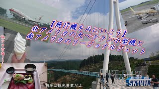 【飛行機をみにいこう】 北アメリカ大陸のベテラン小型機と南アメリカ大陸のリージョナルジェット　(ゆっくり実況 part2)