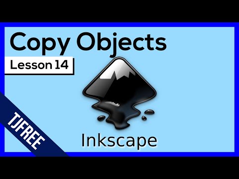 Inkscape Lesson 14 - Spray Tool, Copy, Clone.