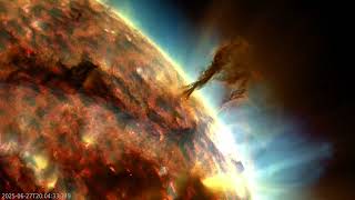 20250628 Filament Dancing Tornado ( SDO )