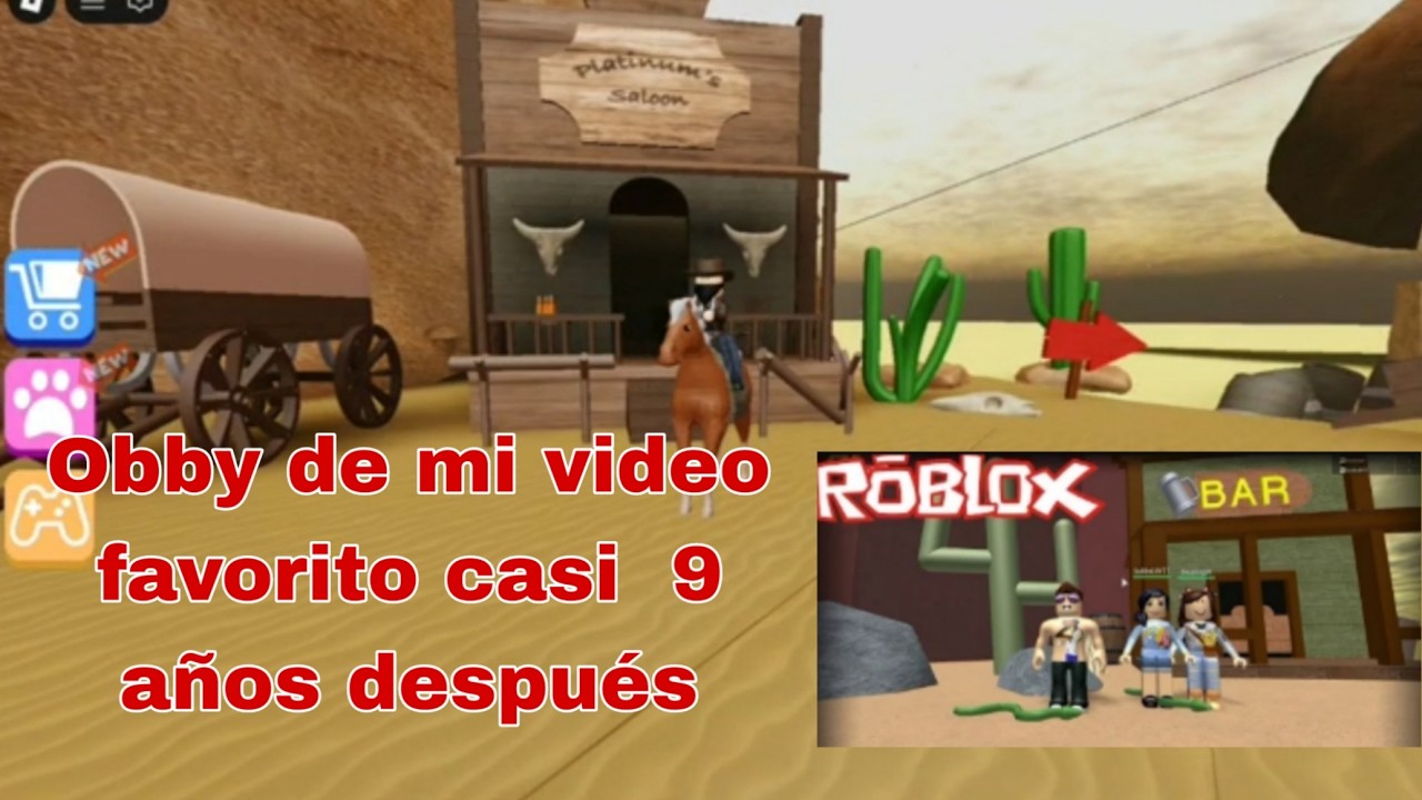 VUELO AL QUE FUE MI OBBY DE MI VIDEO FAVORITO DE ROBLOX/ESCAPA DEL VIEJO OESTE