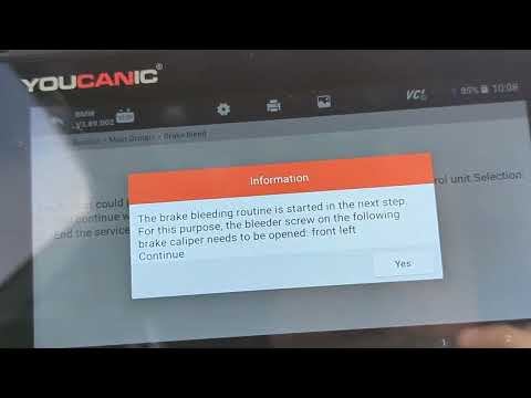 BMW Brake Bleeding Procedure with OBD-II Scanner | How to Bleed Brakes on 2017 BMW 740 7-Series