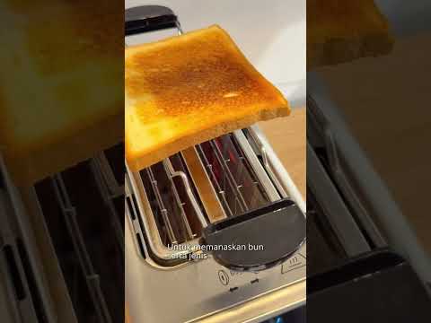 Gambar Klaz Toaster Digital 2 Slice Dengan Rak Penghangat 850 Watt - Silver