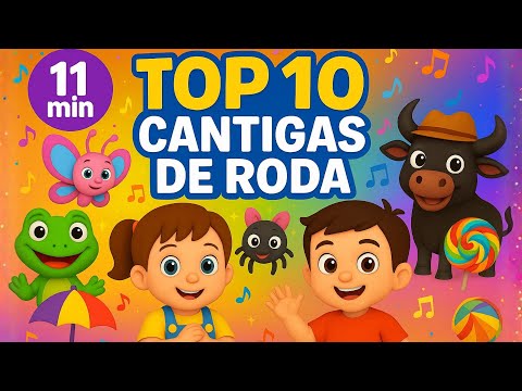 🎵 TOP 10 Músicas Clássicas Infantis para Brincar | Dedé e Bubu Show | Coletânea de Cantigas de Roda