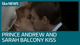 Prince Andrew and Sarah Ferguson&#39;s wedding day in 1986 | ITV News