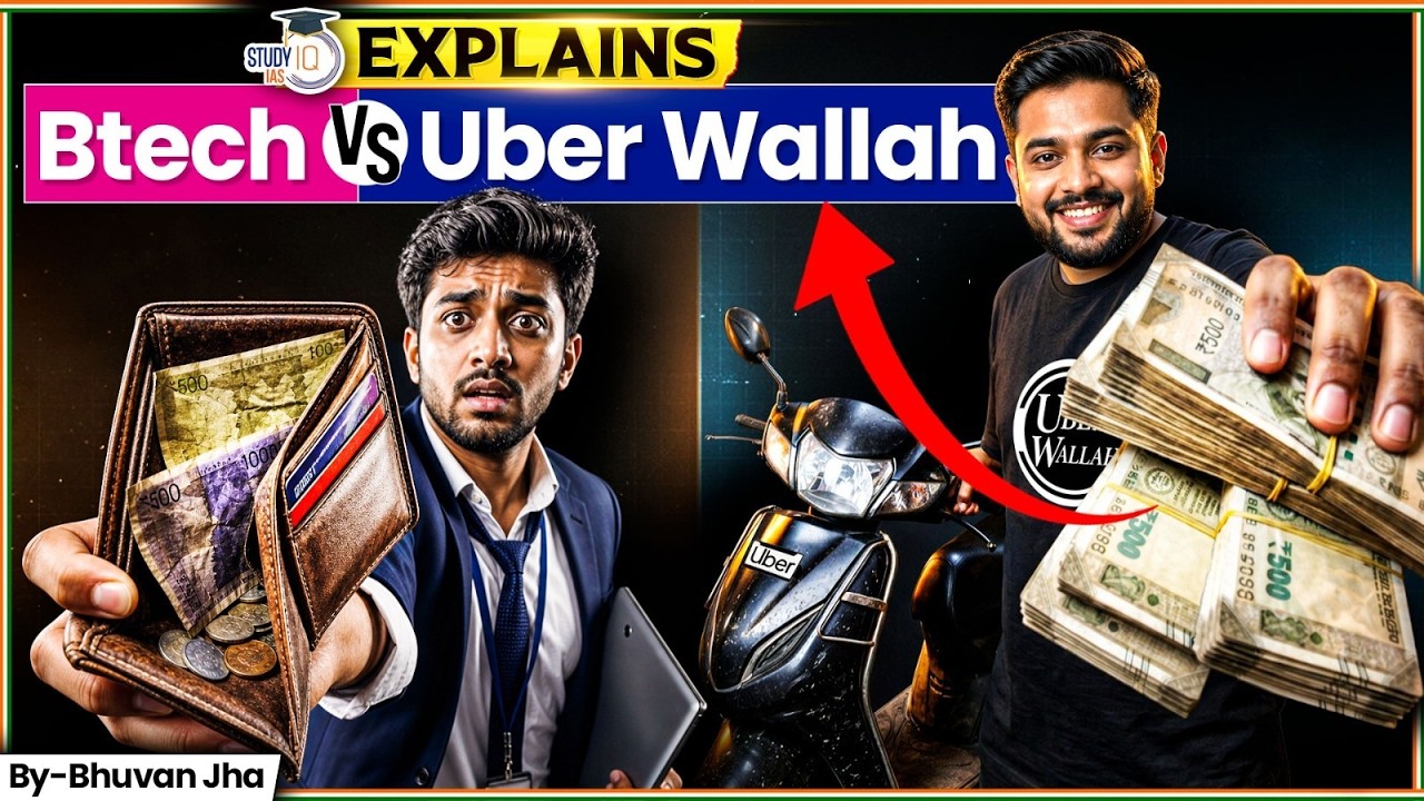 Ola, Uber & Rapido Drivers Earn More Than BTech Engineers! Why? | Unemployment Crisis | StudyIQ