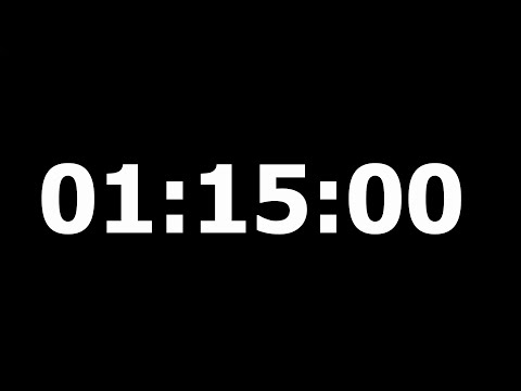 1 Hour 15 Minute Timer