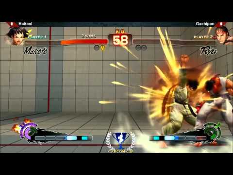 SSF4AE Haitani vs Gahipon - TGS CapcomCup Qualifier