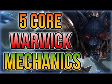 5 PRO Warwick Tips for Dummies - 5 Core Warwick Mechanics YOU SHOULD KNOW! - League of Legends