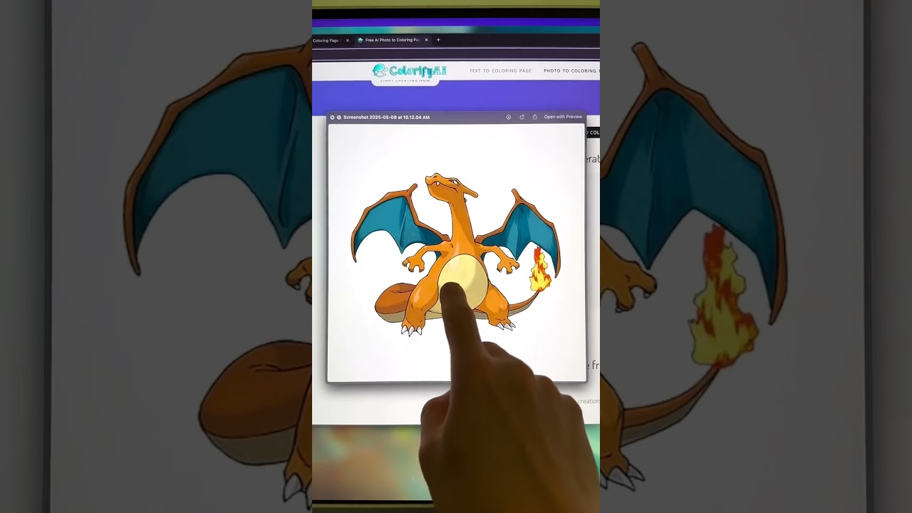 instantly generates a coloring page for you #kids #kidsvideo #colors #coloringbook #cartoon #aitools