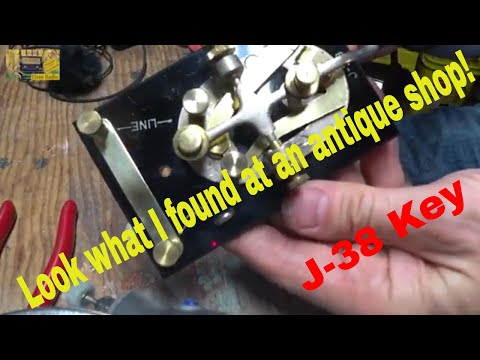 A quick clean up of a new to me J-38 Key