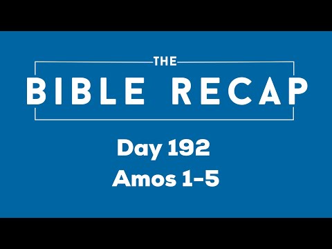 Day 192 (Amos 1-5)