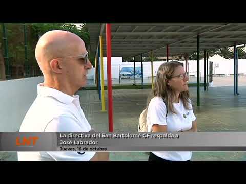 La directiva del San Bartolomé CF respalda a José Labrador