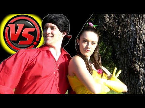 BELLE vs GASTON | Disney Battles