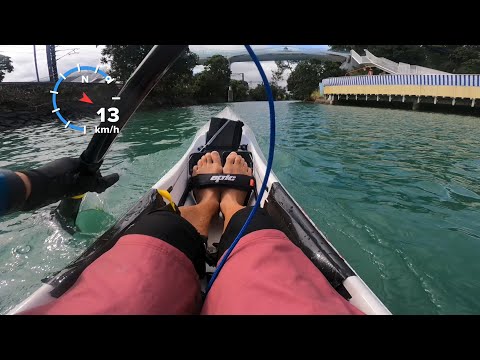 Sprinting! Epic V10L surfski