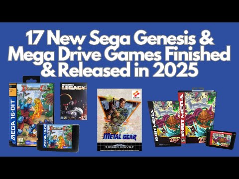 17 Brand New Sega Genesis & Mega Drive Games Completed & Released in 2025