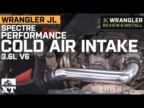 Jeep Wrangler JL 3.6L Spectre Performance Cold Air Intake - Polished Review & Install