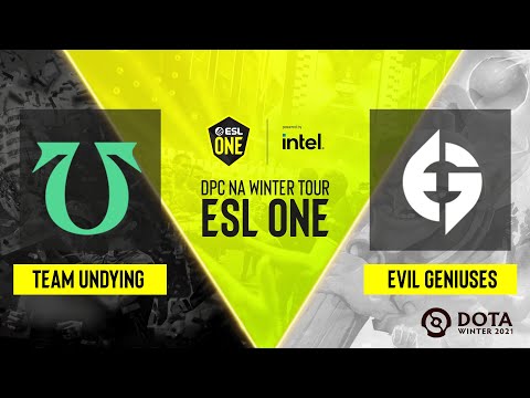 Dota2 - Team Undying vs. Evil Geniuses - Game 1 - DPC NA Winter Tour - ESL One