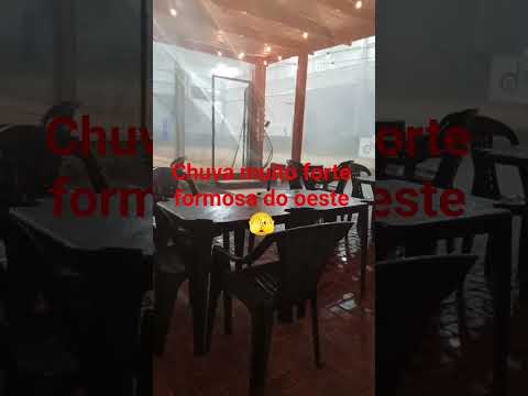 Chuva pesada passou por Formosa do Oeste ontem à noite #chuvaintensa #FormosadoOeste #tempoforte"