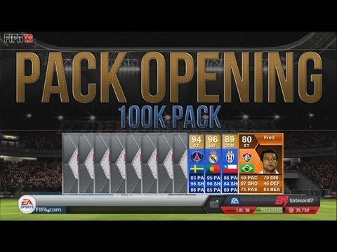 FIFA 13 Ultimate Team Pack Opening | My 100k Packs! (x3)