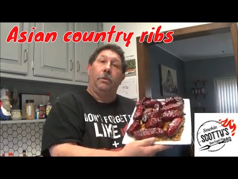 Country-style Ribs Cooked With Asian Bbq Flavors.