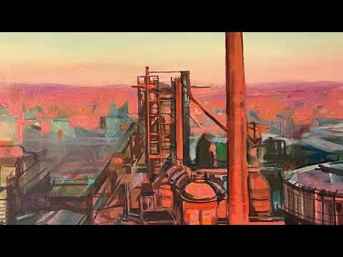 Vítkovice 1 / Jakub Novák Kubrt / akryl na plátně / 2025