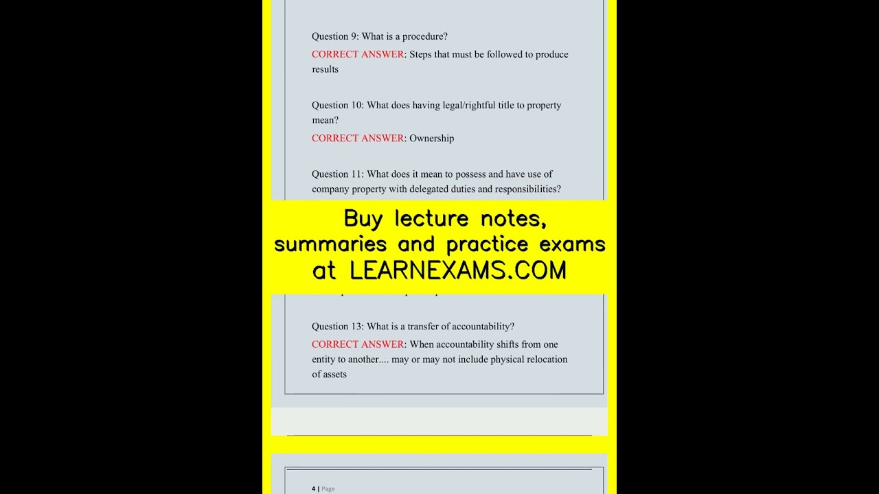 Certified Professional Property Specialist CPPS   Study Guide video