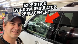 How To Replace 2007-2017 Ford Expedition  Window Regulator - Front
