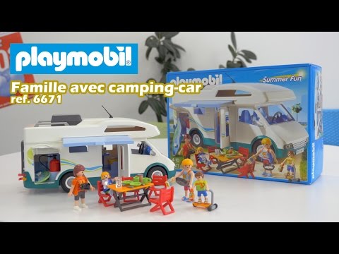 Playmobil (6671) Famille avec camping-Car (Summer fun) - démo en français HD FR