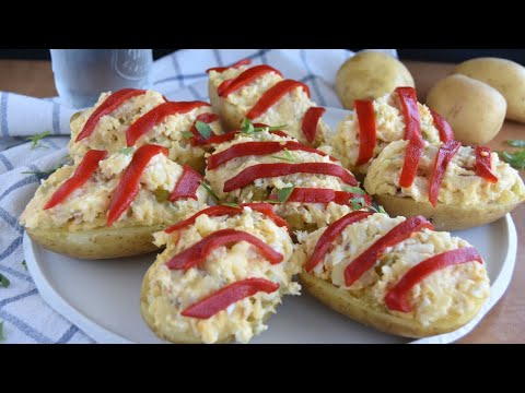 💚 Patatas rellenas de verano MUY FÁCILES E IRRESISTIBLES !!!