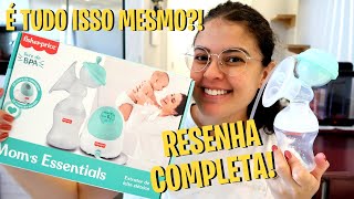 BOMBA EXTRATORA DE LEITE ELÉTRICA - MOM'S ESSENTIALS FISHER PRICE | RESENHA COMPLETA!