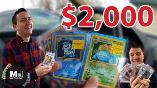 We spent $2000 on Sports Cards & Pokemon Cards! (Hopefully to profit)