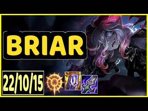 BRIAR VS REK'SAI - 22/10/15 KDA JUNGLE GAMEPLAY